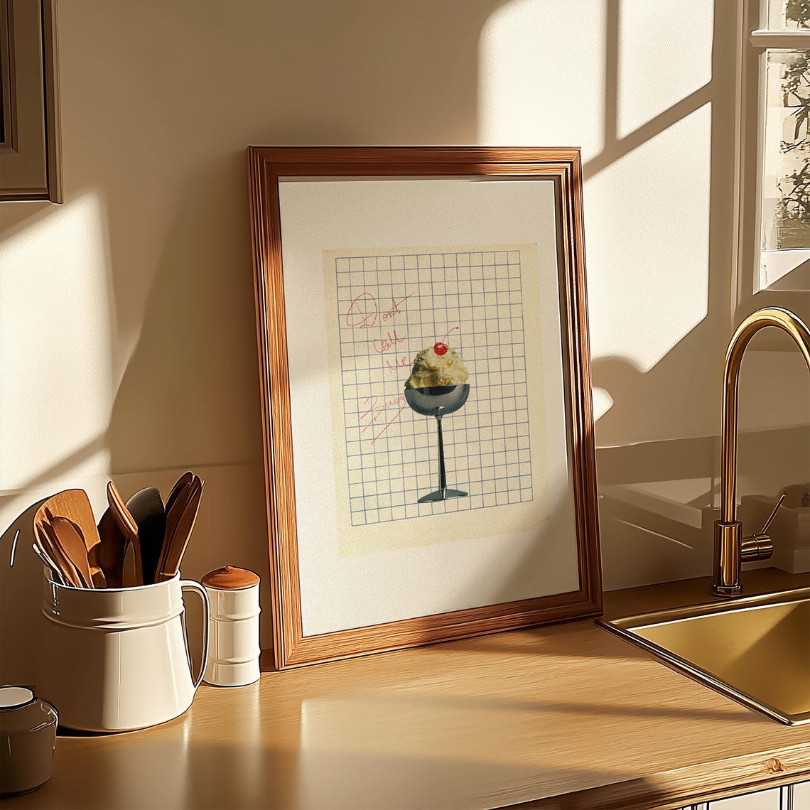 Retro Dessert Poster Set, Ice Cream Kitchen Decor - Image 2