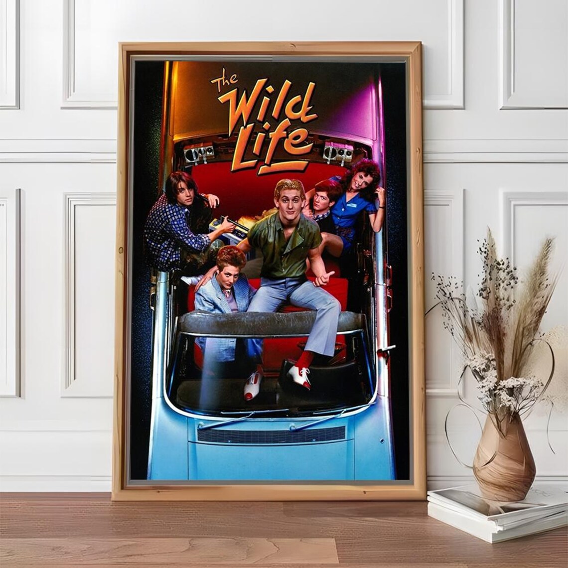 The Wild Life 1984 Teen Comedy Film Convertible Boombox Poster - Image 2