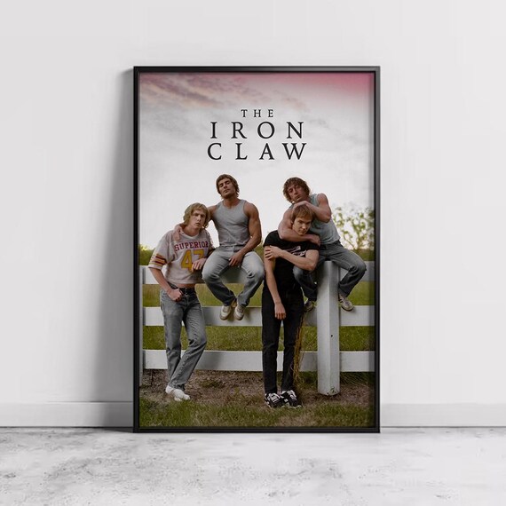 The Iron Claw Zac Efron Von Erich Brothers Wrestling Drama Poster