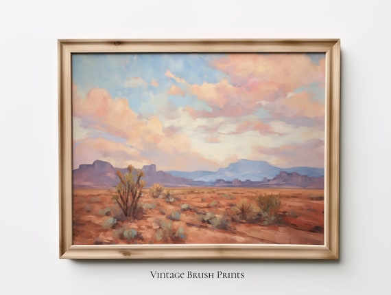 Desert Landscape Art Southwestern Home Decor