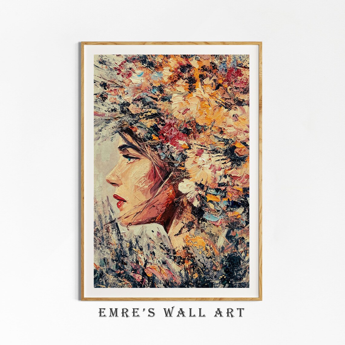 Vintage Moody Portrait Art Print, Victorian Woman - Image 4