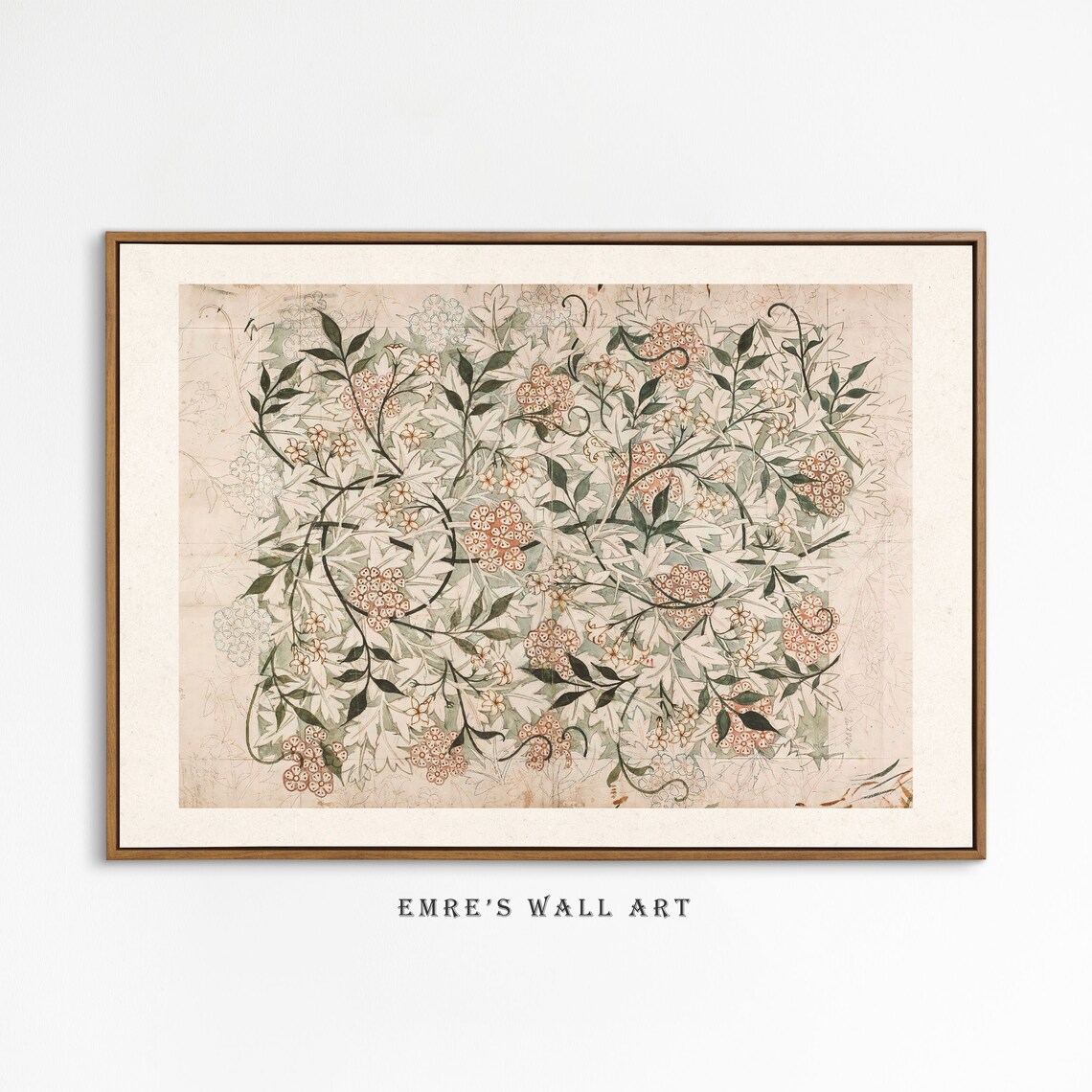 Vintage Botanical Sketch Prints, Neutral Flower Art - Image 2