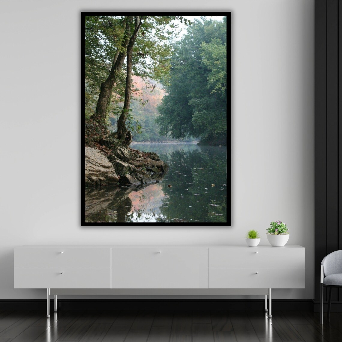 Wall Art Landscape Ready To Hang Print Nature Painting Home Decor Wall Hanging Housewarming Gift - Image 5