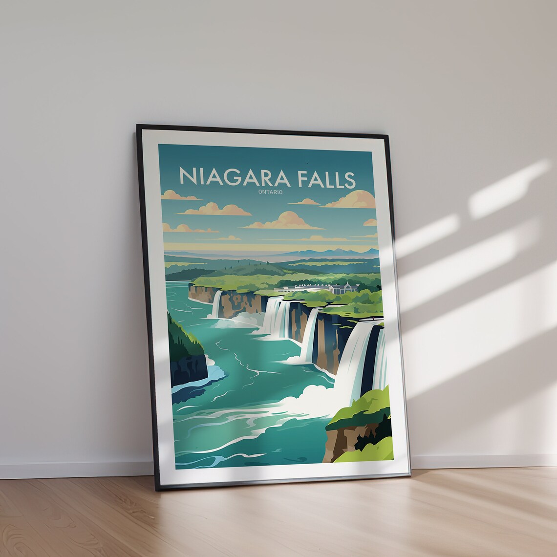 Niagara Falls Canada Travel Poster Art Print - Image 2