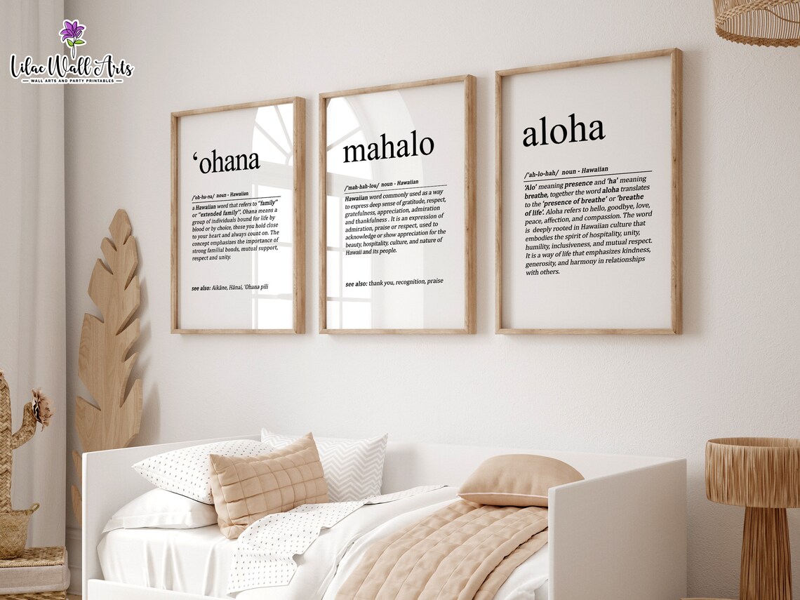 Ohana Hawaii Poster Set, Aloha Family Art Print - Image 6