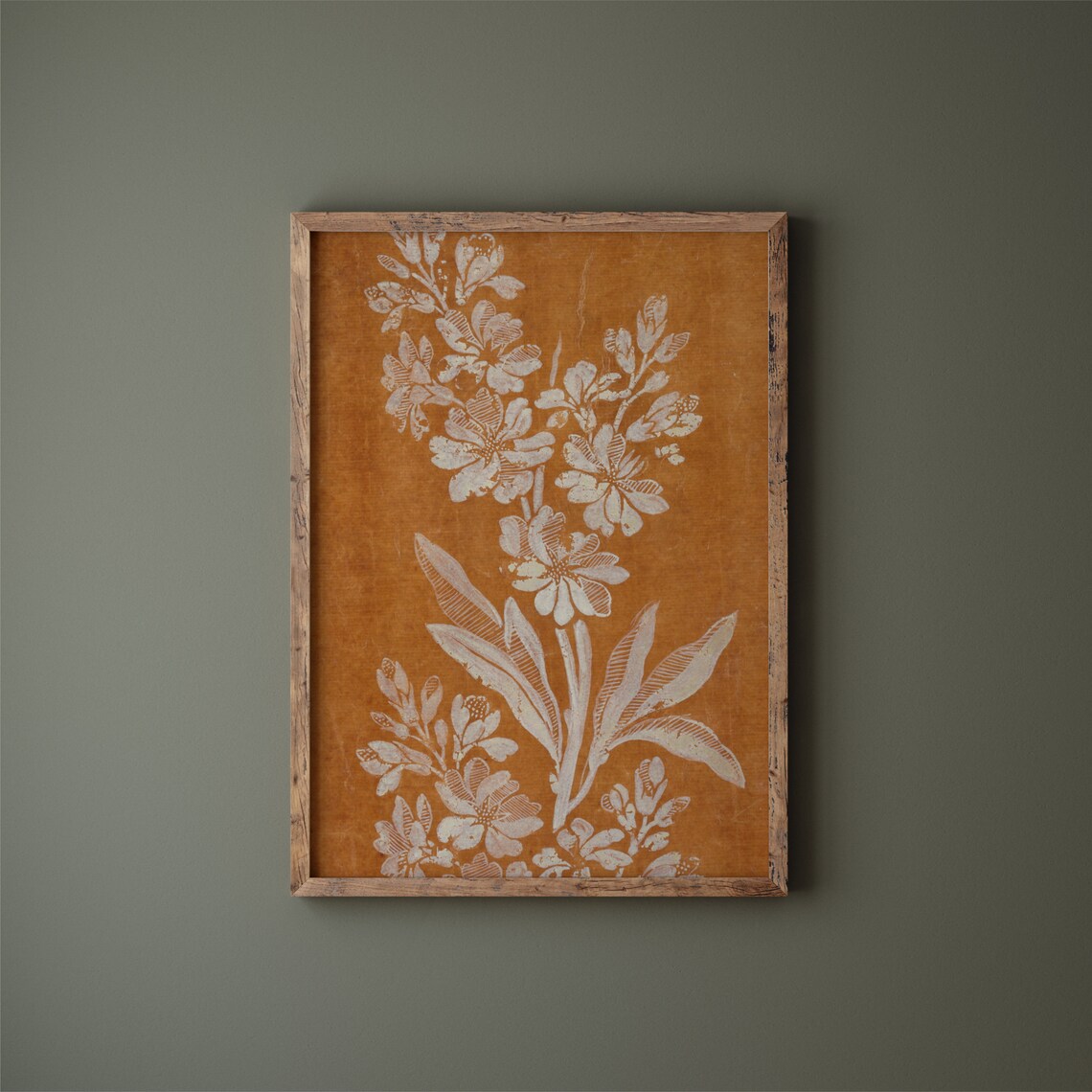 Gouache Floral Vintage Botanical Art Print - Image 3