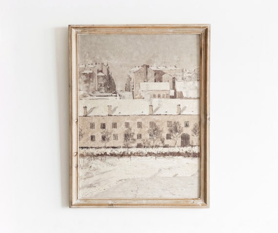 Stockholm In Winter Vintage Travel Poster