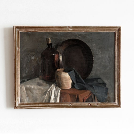 Kitchen Still Life Vintage Country Kitchen Art Print