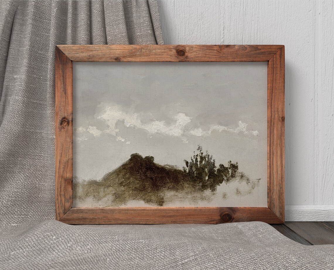 Rustic Landscape - Vintage Art - Image 3