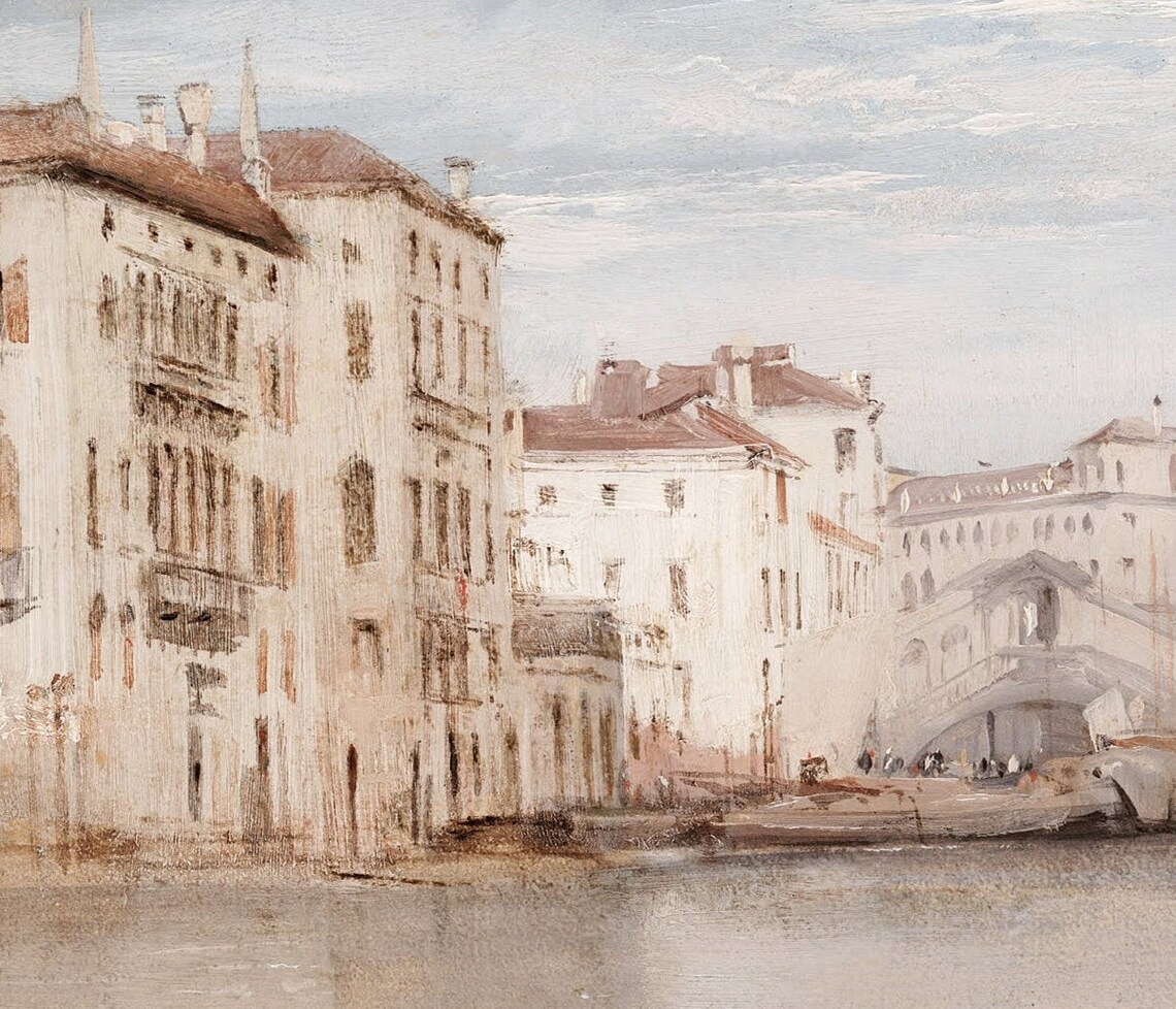 Vintage Venice Grand Canal Painting, Travel Poster - Image 2