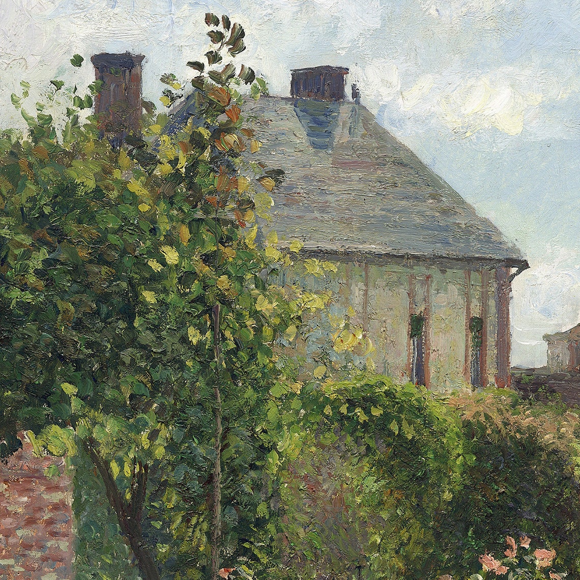 Pissarro The Artists Garden at Eragny Flower Beds Impressionist Poster - Image 2