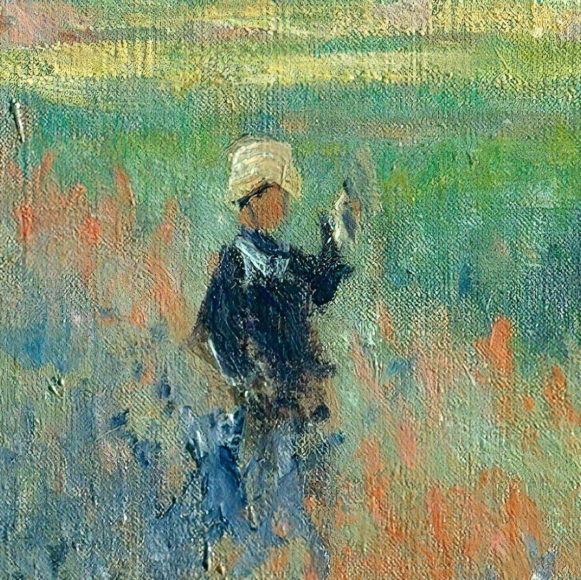 Poppy Field Near Argenteuil, Monet-Inspired Art Print - Image 2
