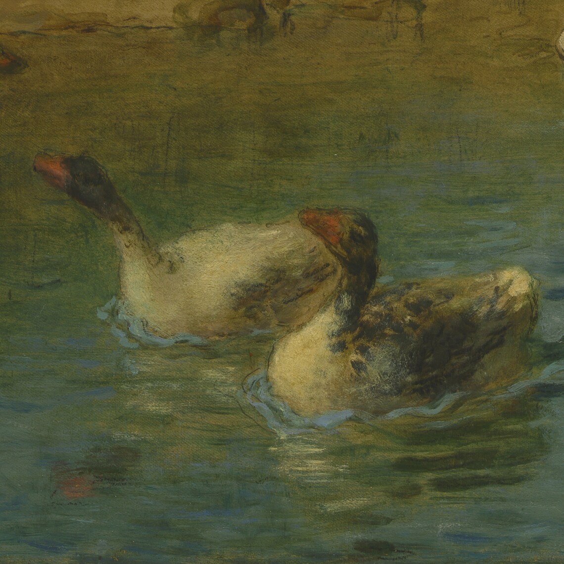 The Goosegirl By Jean Franois Millet 3d Printed With Texture And Brush Strokes Looks Like Original Oil Painting - Image 3