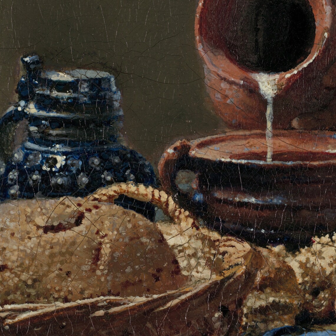The Milkmaid By Vermeer, Oil-Painting-Style Print - Image 3