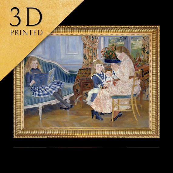 Renoir Childrens Afternoon at Wargemont Parlor Interior Poster