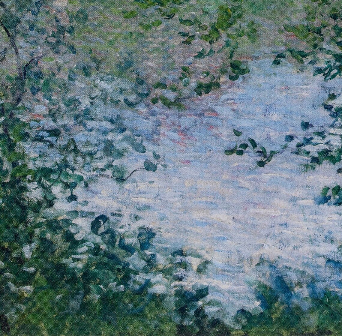 Through The Trees By Claude Monet 3d Printed With Texture And Brush Strokes Looks Like Original Oil Painting - Image 2