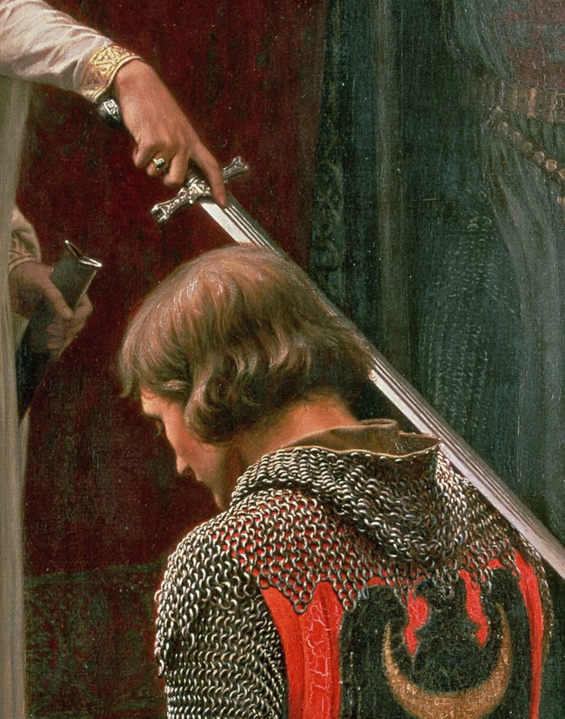 The Accolade by Edmund Blair, Oil-Painting-Style Print - Image 2