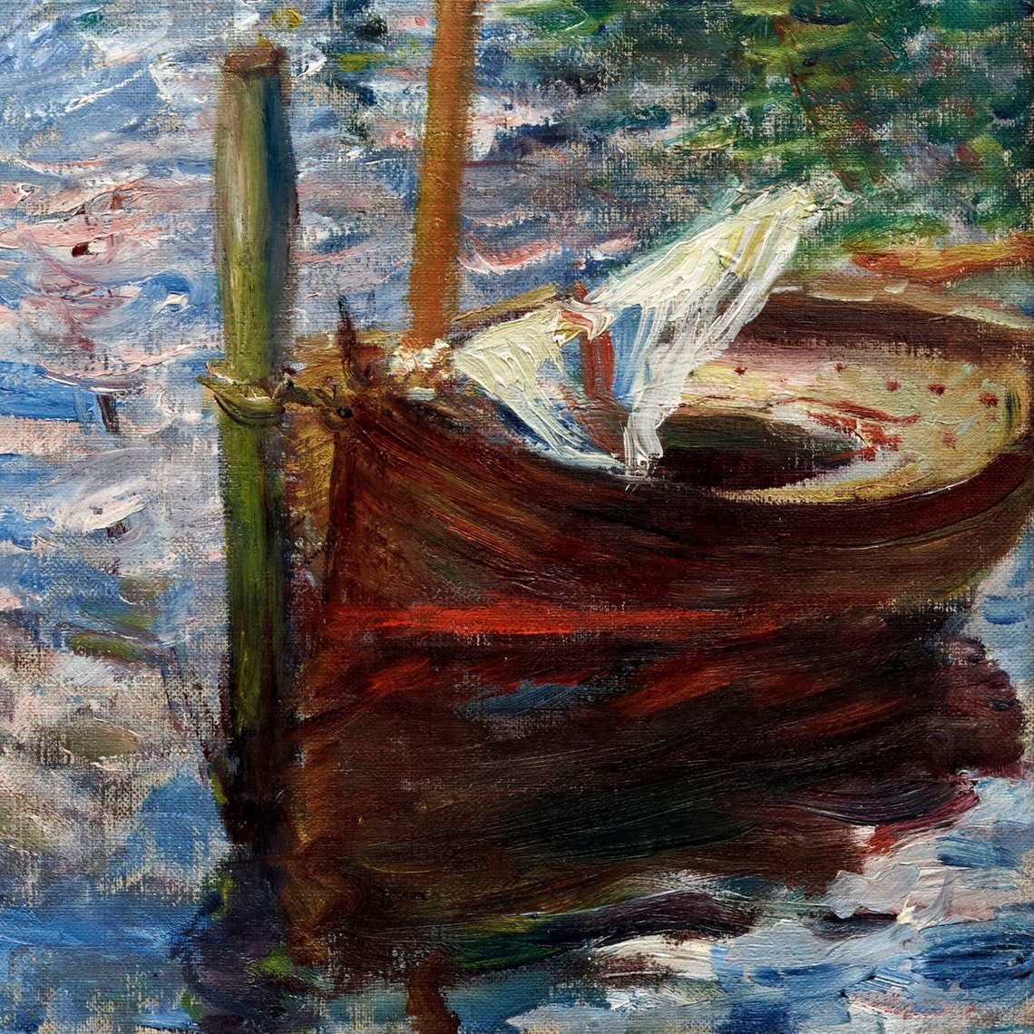Renoir The Seine at Chatou Impressionist River Landscape Poster - Image 2