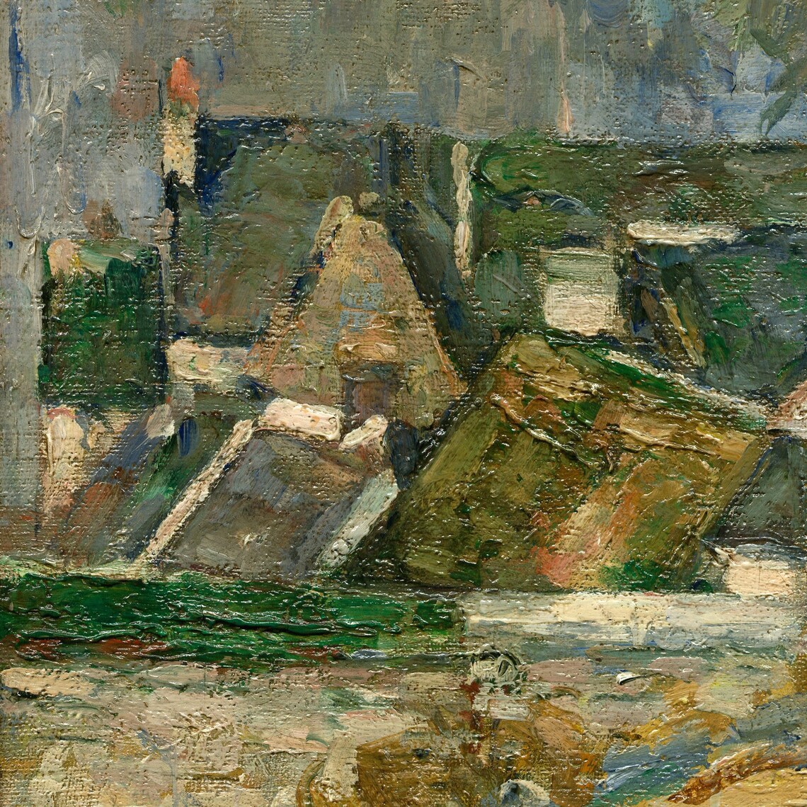 Detour In Auvers by Paul Cezanne Art Print - Image 2