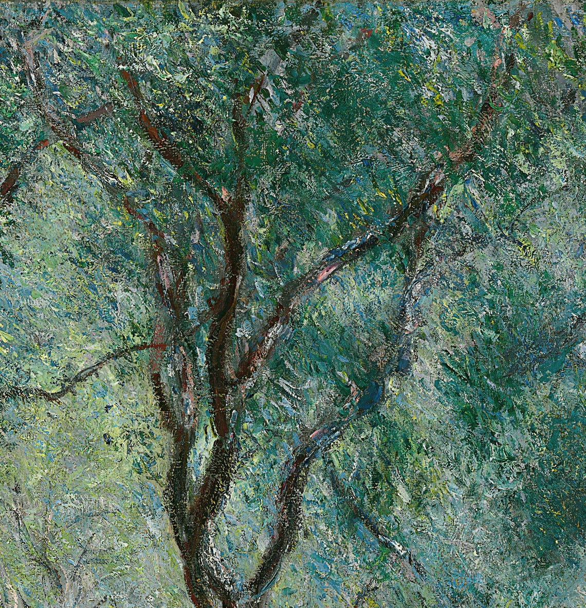 Claude Monet Olive Grove In The Moreno Garden Textured Art Poster - Image 3