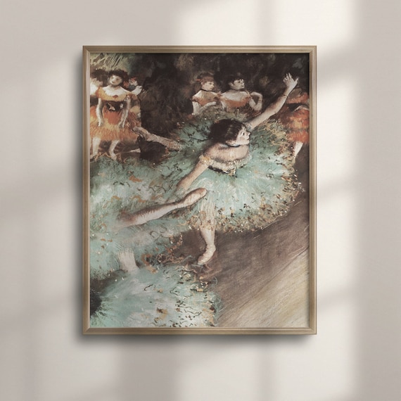 Edgar Degas Swaying Dancer 1878 Fine Art Reproduction Print Ballet Poster Perfect Housewarming Or Birthday Gift Colorful C16 1002