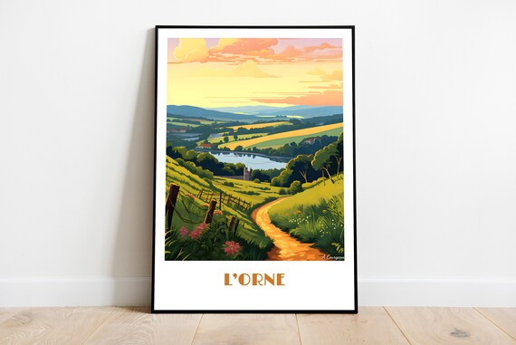 Handmade Orne Poster Wall Art Retro Travel Framed Birthday Home Made Decor Gift Vector Illustration Print Painting Custom Text