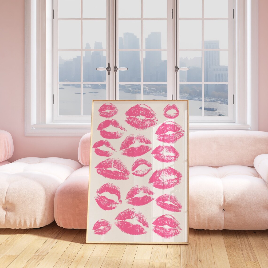 Kiss Lips Fashion Wall Art, Trendy Poster - Image 2