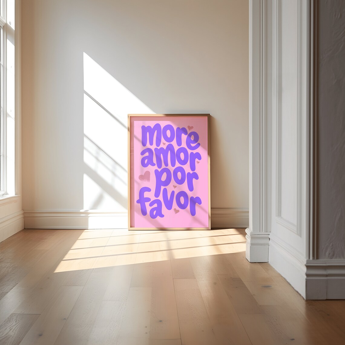 More Amor Por Favor Boho Quote Art Print - Image 3