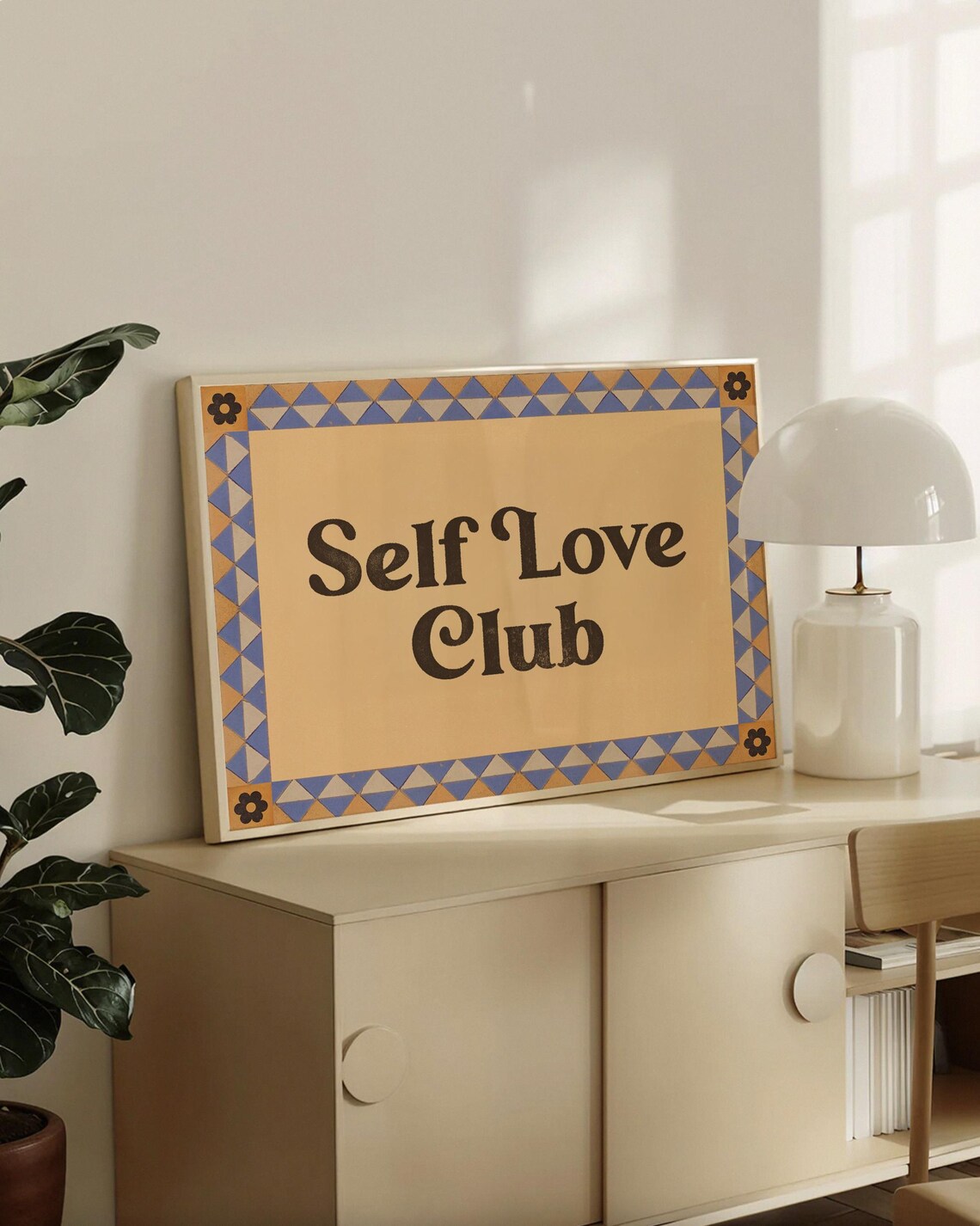 Self Love Club, Modern Poster Art