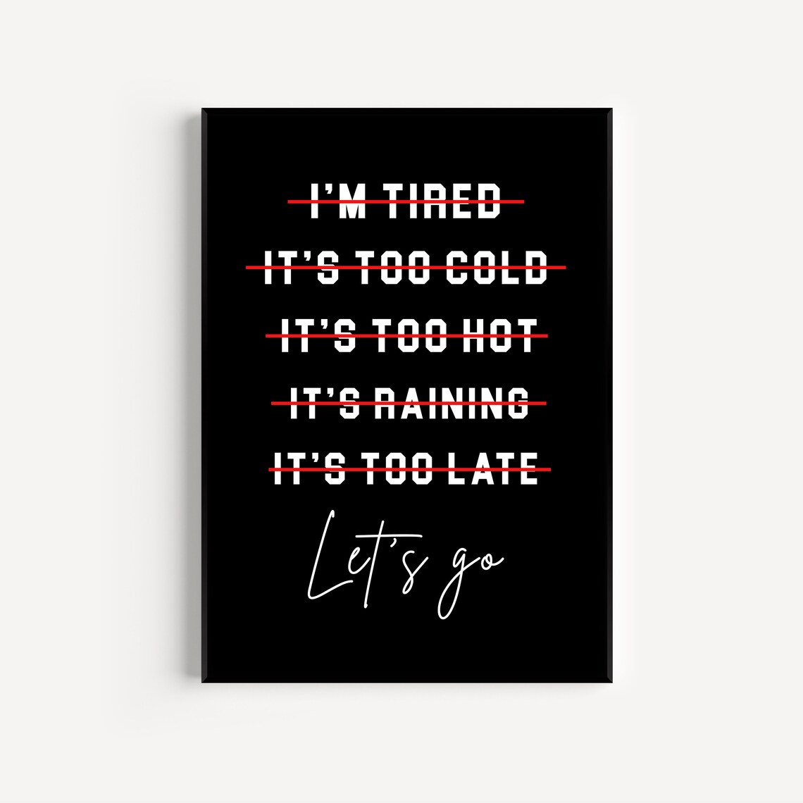 Motivational Hard Work Office Decor Inspiring Posters Entrepreneur Wall Art Minimalist Motivation Home Gym