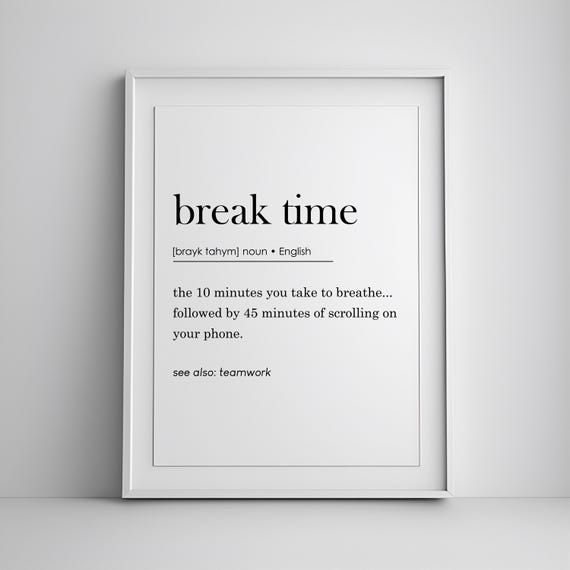 Funny Office Decor Coworker Gift Wall Art Boss Teacher Classroom Home