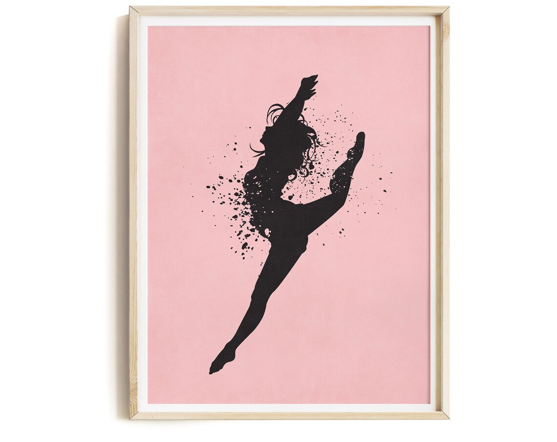 Motivational Dance Art Print, Pink And Black Decor - Image 3
