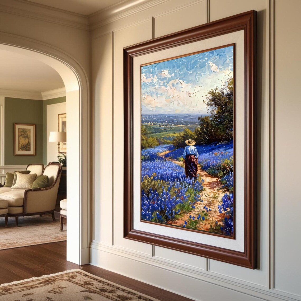 Impressionist Landscape - Traditional Travel Poster - Image 3