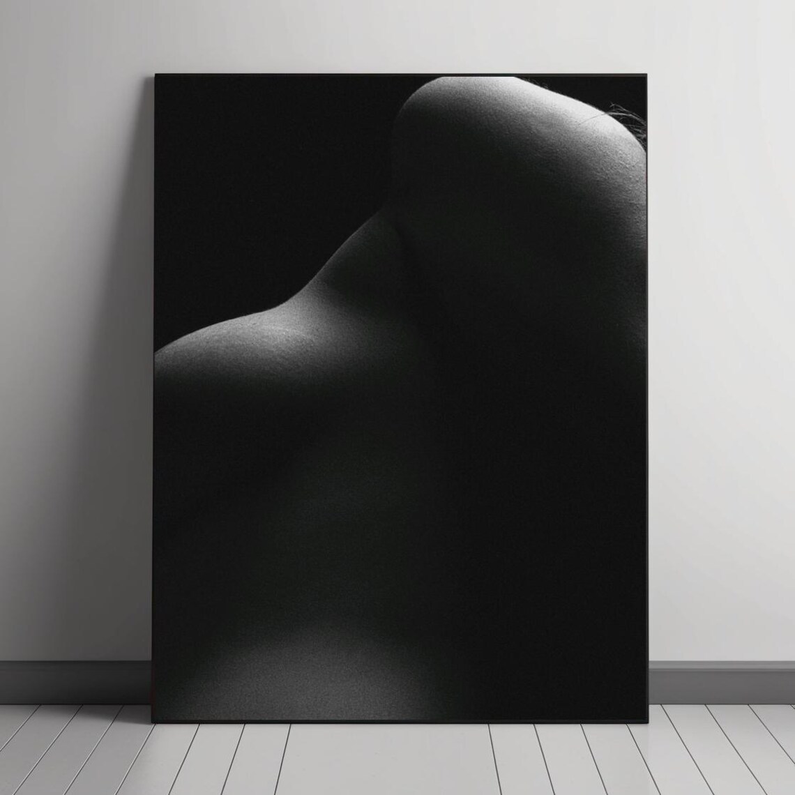 Abstract Nude, Minimalist Female Silhouette Art Print