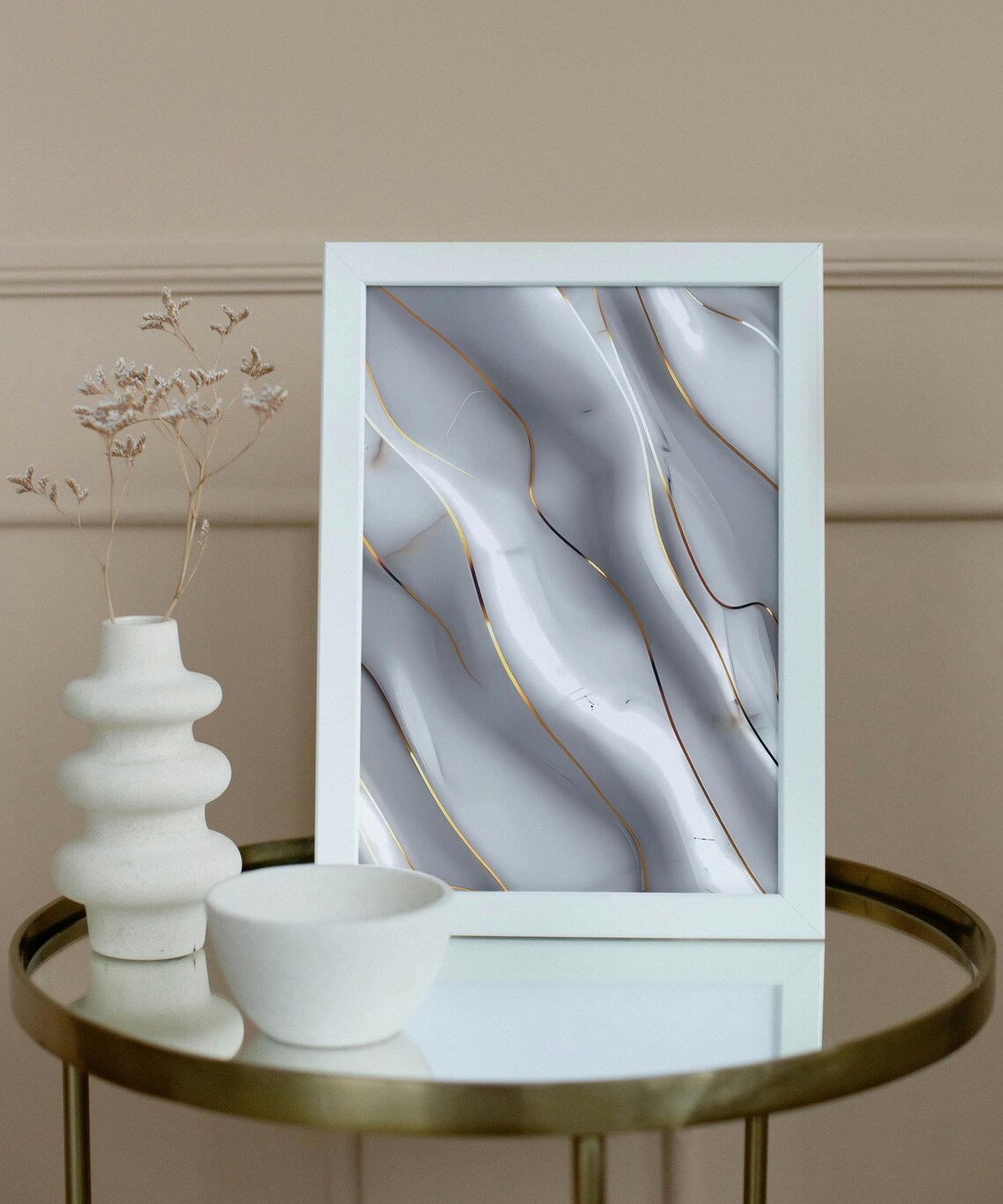 Abstract Marble, Luxury Modern Decor Art Print - Image 3