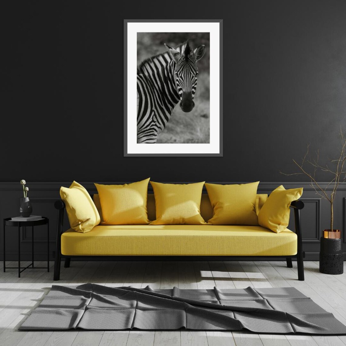 Monochrome Zebra, Wildlife Photography Art Print - Image 3