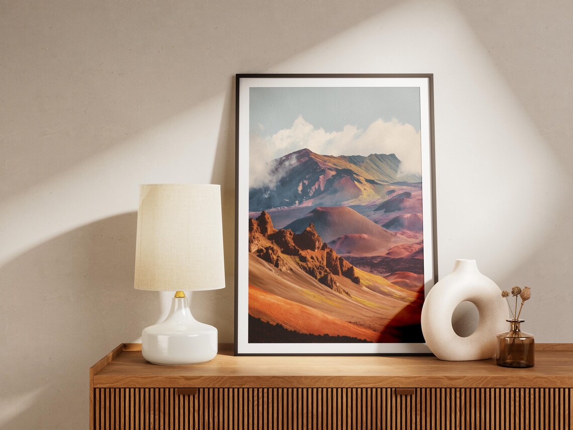 Haleakala National Park Maui Colorful Volcanic Crater Poster - Image 4