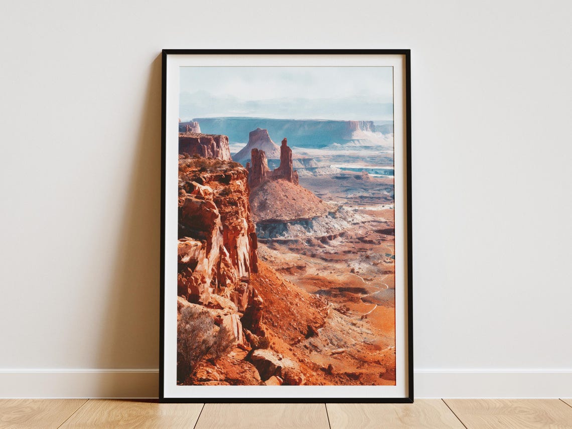 Canyonlands National Park Red Rock Canyon Desert Vista Poster