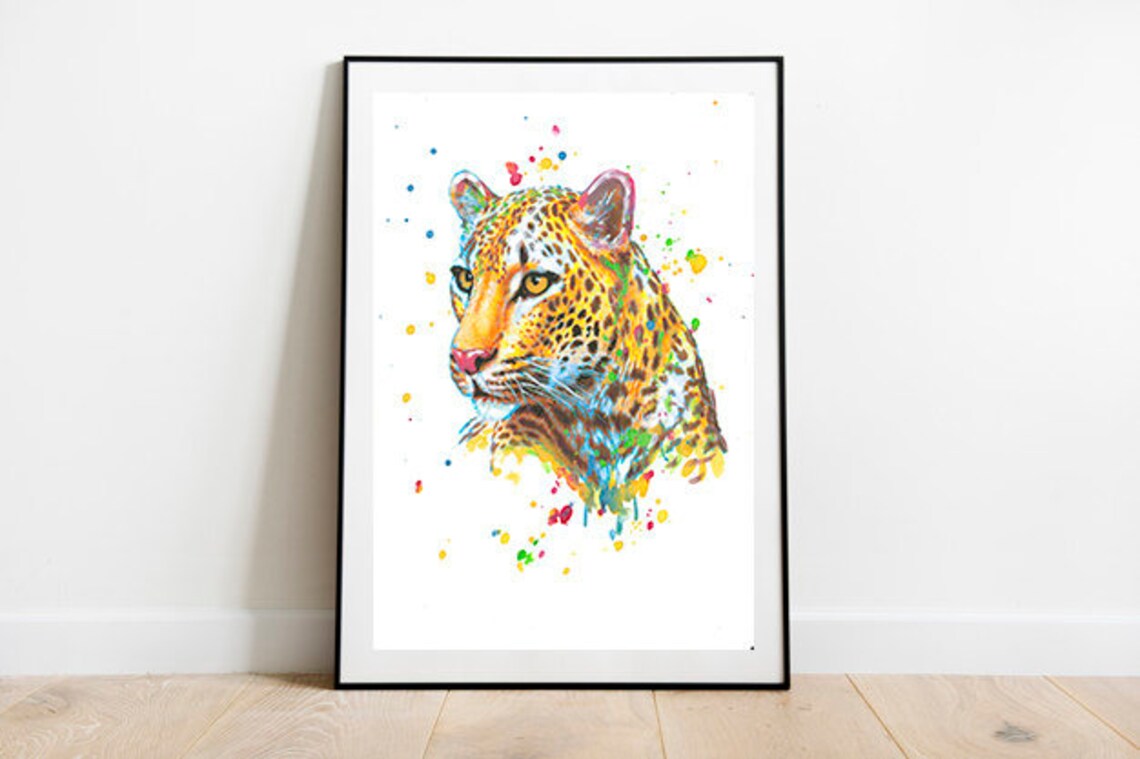 Leopard Print Panthera Cheetah Nursery Animal Print