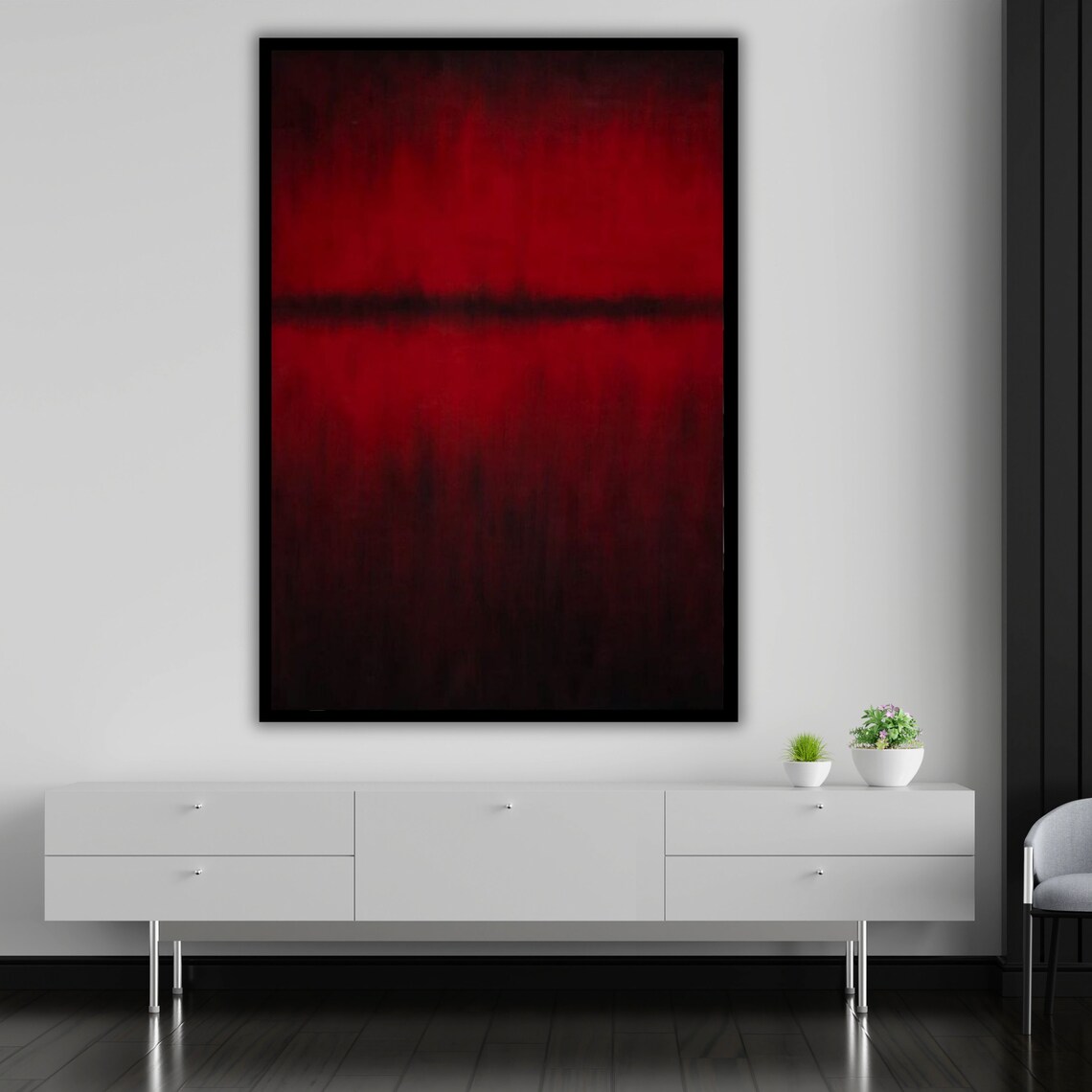 Abstract Mark Rothko Modern Minimalist Art Print - Image 4