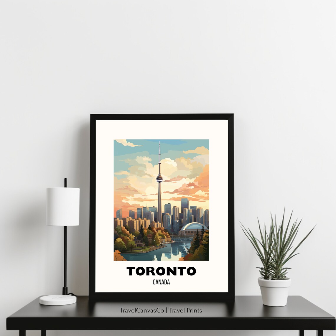 Toronto Travel Poster, Canada City Art Print - Image 3