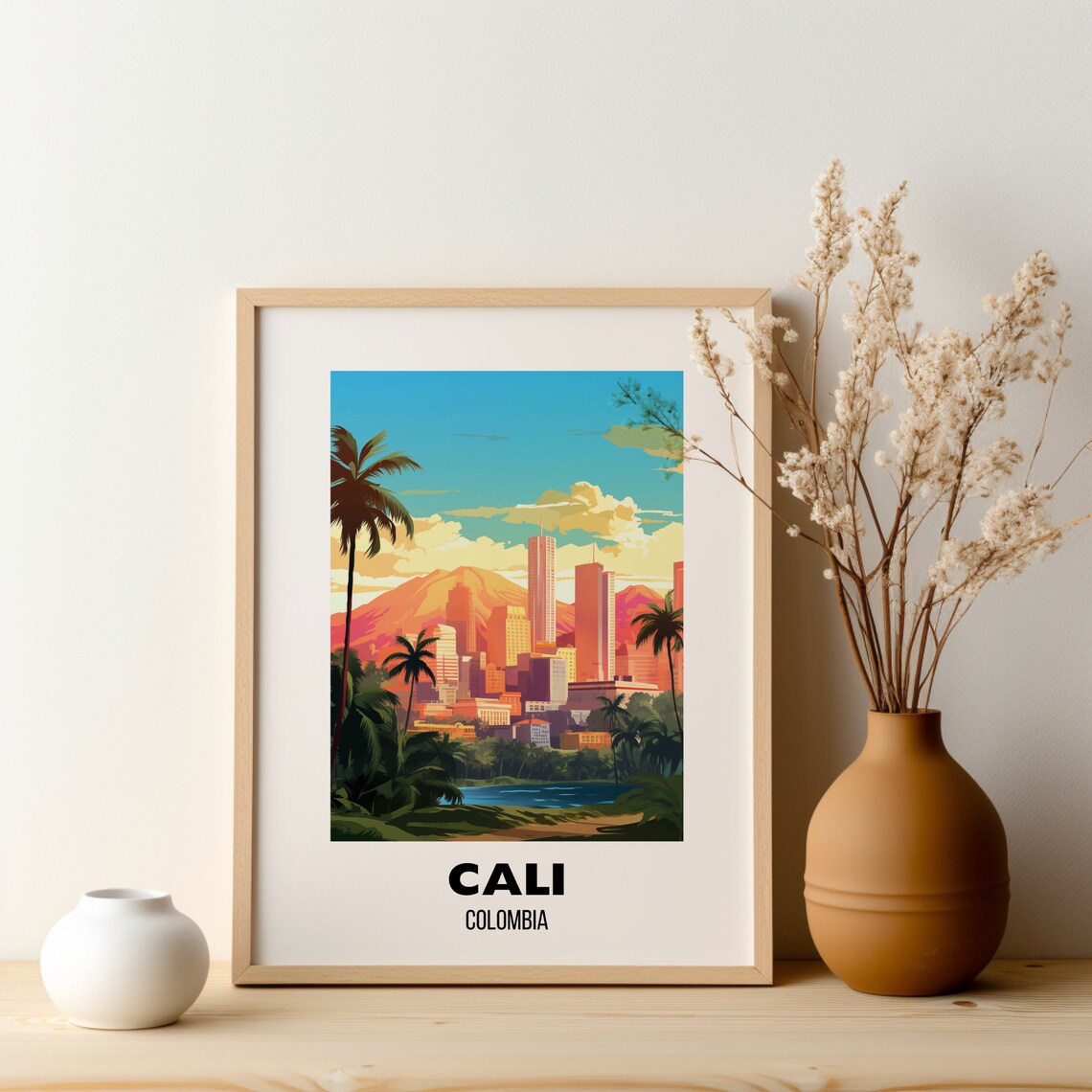 Cali Colombia Travel Poster, City Wall Art Print - Image 2