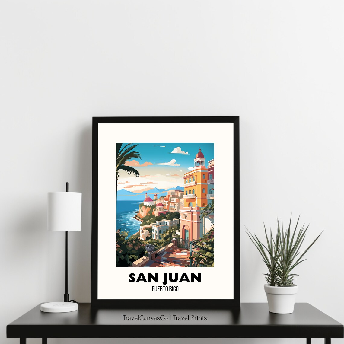 San Juan Travel Poster, Puerto Rico City Art Print - Image 3