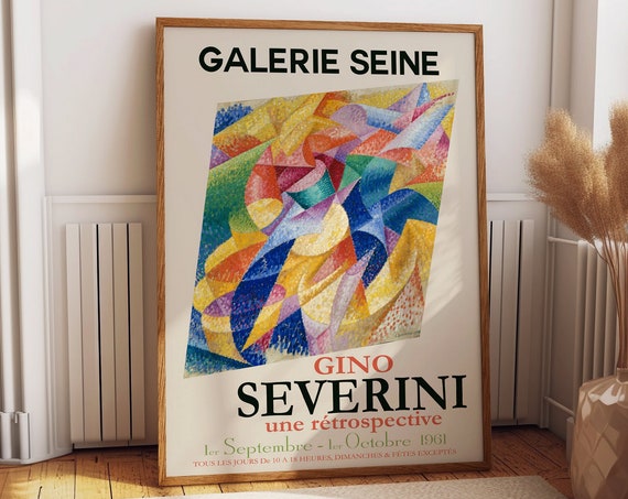 Gino Severini Exhibition Poster Museum Art Poster 1961