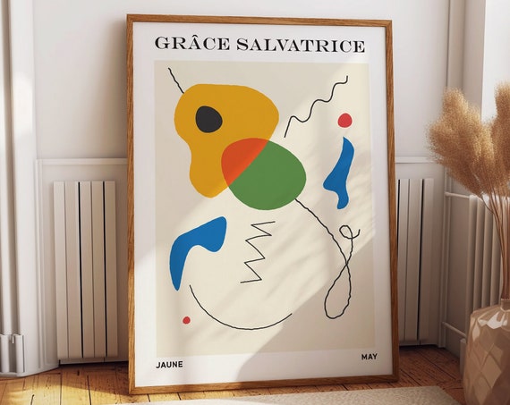 Grace Salvatrice Symphony Miro Art Print
