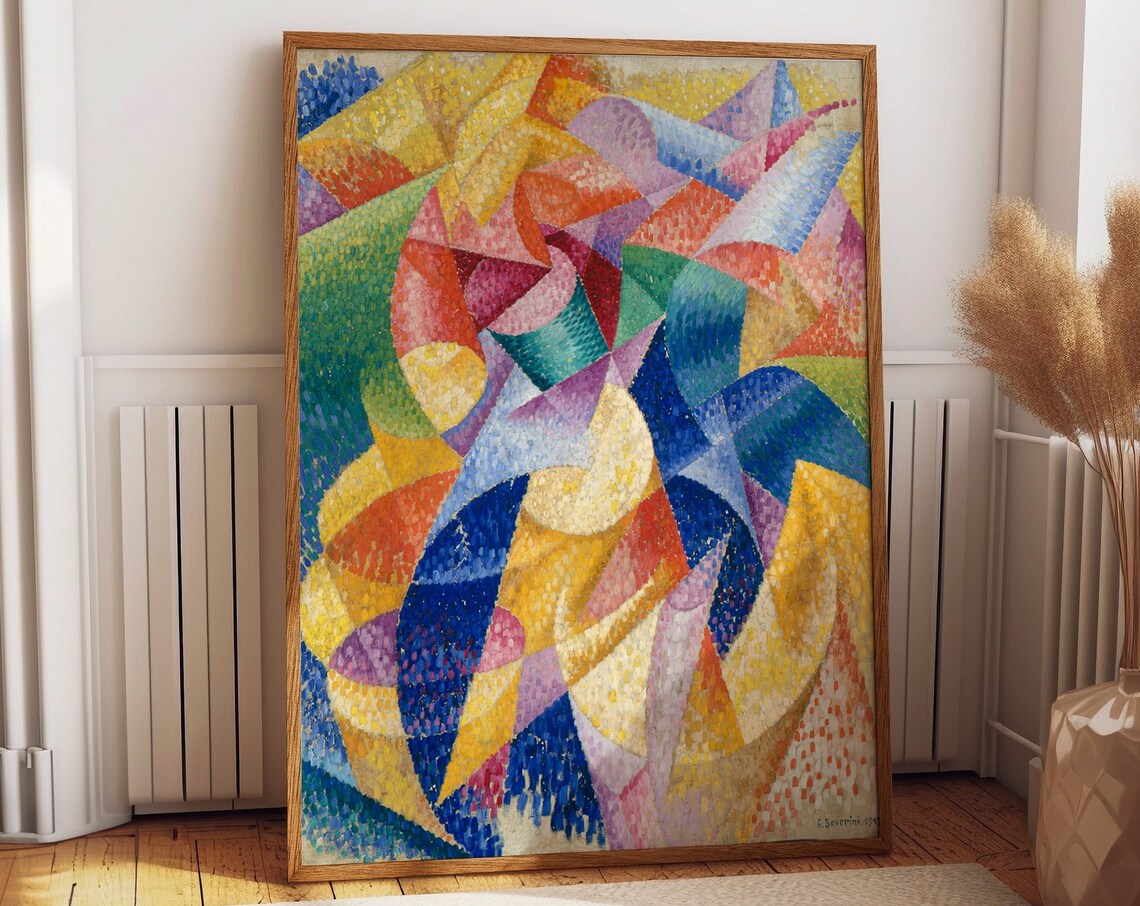 Gino Severini Sea Dancer Abstract Wall Art Print