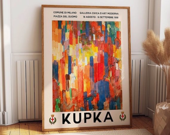 Frank Kupka Exhibition Poster, Abstract Art Print