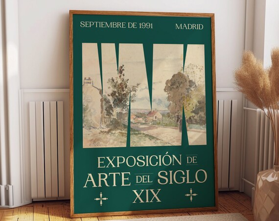 Madrid 1991 Exposición de Arte del Siglo XIX Exhibition Poster