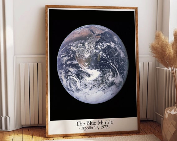 The Blue Marble 1972 Space Photo, Art Print