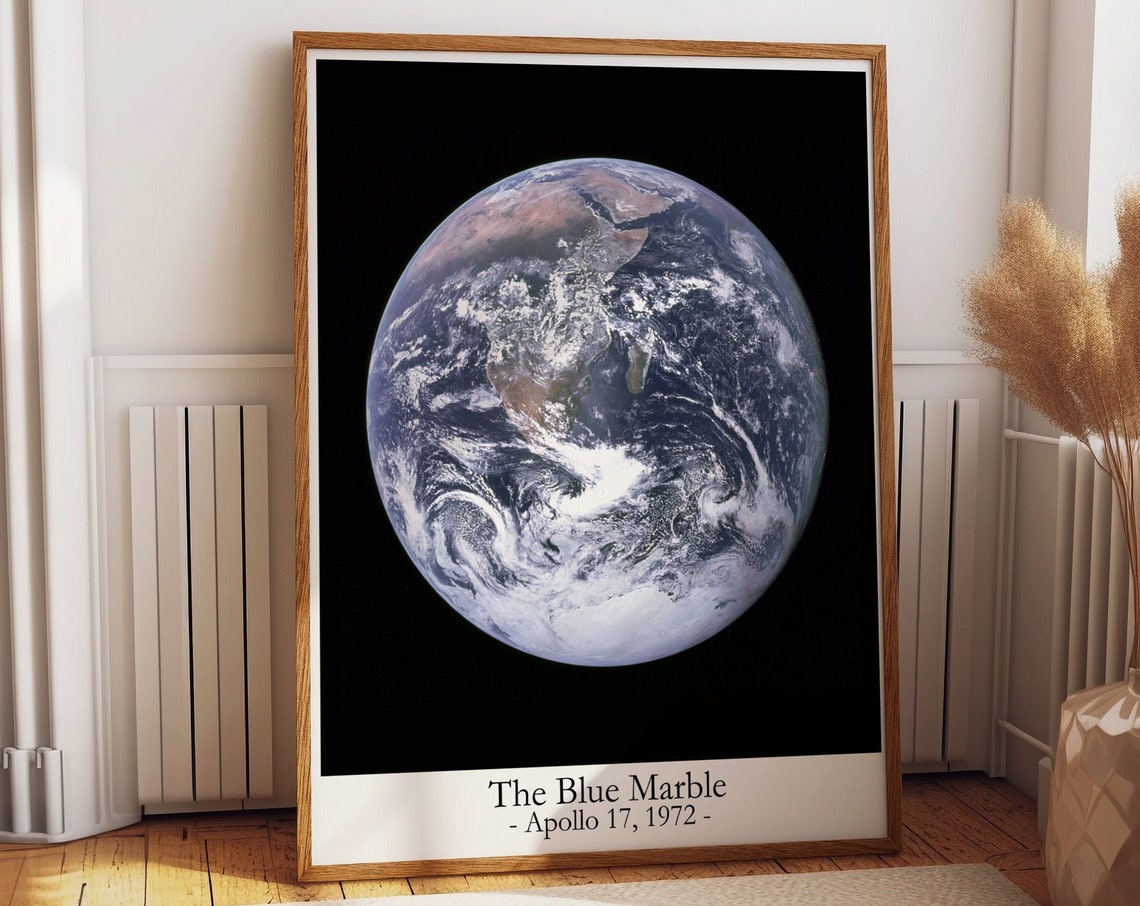 The Blue Marble 1972 Space Photo, Art Print